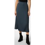 Reduzierte Petrolfarbene Business Comma Midi Slip Skirts & Satinröcke aus Satin für Damen Größe XS 