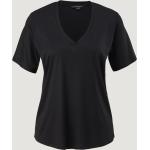 Schwarze Comma Nachhaltige T-Shirts für Damen Größe XS 