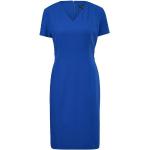 Blaue Comma V-Ausschnitt Sommerkleider für Damen Größe XS für den für den Sommer 