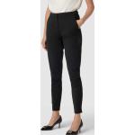 Schwarze Business Comma Business-Hosen mit Reißverschluss aus Polyamid für Damen Größe XS 