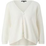 Weiße Unifarbene Comma V-Ausschnitt Damencardigans & Damenstrickjacken Größe M 