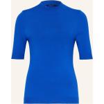 Blaue Comma Strickshirts aus Viskose für Damen Größe M 