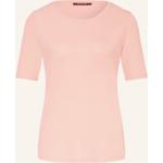 Hellrosa Comma T-Shirts aus Polyester für Damen Größe S 