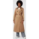 Kamelbraune Comma Trenchcoats aus Wolle für Damen Größe M für den für den Herbst 