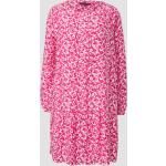 Rosa Comma Nachhaltige Sommerkleider aus Viskose für Damen Größe M für den für den Sommer 