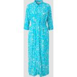 Blaue Comma Nachhaltige Sommerkleider aus Viskose für Damen Größe L für den für den Sommer 