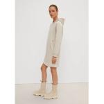 Braune Casual Comma Casual Identity Mini Sweatkleider aus Baumwolle mit Kapuze für Damen Größe L für den für den Herbst 