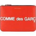 Reduzierte Rote Comme des Garçons Ledertaschen mit Reißverschluss aus Glattleder für Herren 