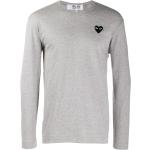 Comme Des Garçons Play Sweatshirt mit Logo - Grau