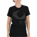 Schwarze Comme des Garçons PLAY T-Shirts für Damen Größe S 