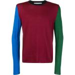 Comme Des Garçons Shirt Pullover in Colour-Block-Optik - Rot