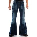 Dunkelblaue Comycom Slim Fit Jeans aus Denim enganliegend für Herren Weite 34 