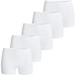 Reduzierte Weiße Elegante CON-TA Basic-Slips aus Baumwolle für Damen Größe 9 XL 5-teilig 