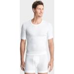 Weiße Kurzärmelige CON-TA Rippshirts aus Baumwolle für Herren 