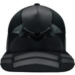 Schwarze Bestickte Batman Snapback-Caps mit Schnalle Handwäsche für Damen Einheitsgröße 