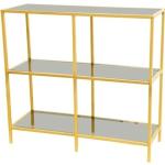 Goldene Kleinmöbel lackiert aus Glas Breite 100-150cm, Höhe 100-150cm, Tiefe 0-50cm 