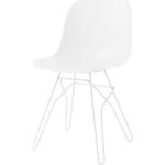 Weiße Connubia calligaris Academy Esszimmerstühle ohne Armlehne Breite 0-50cm, Höhe 50-100cm, Tiefe 50-100cm 