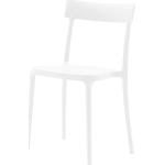 Weiße Connubia calligaris Argo Esszimmerstühle & Küchenstühle stapelbar Breite 0-50cm, Höhe 50-100cm, Tiefe 0-50cm 