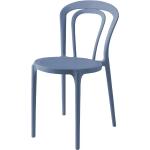 Blaue Connubia calligaris Esszimmerstühle ohne Armlehne stapelbar Breite 0-50cm, Höhe 50-100cm, Tiefe 50-100cm 