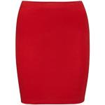 Rote CON-TA Mini Schlauchröcke für Damen Größe L 1-teilig 