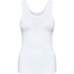 Weiße Sportliche Damenträgerhemden & Damenachselhemden Größe M 