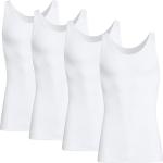 Weiße Elegante CON-TA Herrenunterhemden 4-teilig 