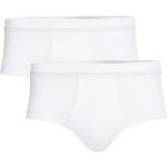 Weiße Elegante CON-TA Feinripp-Unterhosen für Herren 2-teilig 