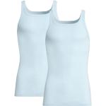 Blaue Elegante CON-TA Feinripp-Unterhemden für Herren Übergrößen 2-teilig 