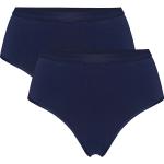 Blaue CON-TA Formslips & Bauchweg-Slips aus Baumwollmischung für Damen Größe L 2-teilig 