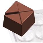 Contacto Quadratische Pralinenformen & Schokoladenformen 