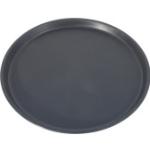 Schwarze Contacto Runde Runde Tabletts 35 cm aus Glasfaser 