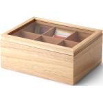Reduzierte Continenta Teeboxen aus Holz 