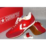 Rote Converse All Star Suede Low Sneaker aus Leder für Herren Größe 44 