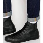 Schwarze Converse High Top Sneaker & Sneaker Boots aus Leder für Herren Größe 39 
