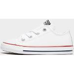 Weiße Converse All Star Leather Low Sneaker aus Leder für Kinder Größe 24 