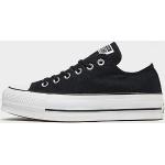 Schwarze Converse All Star Canvas Low Sneaker aus Stoff für Damen Größe 37 
