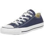Reduzierte Marineblaue Converse Low Sneaker aus Canvas für Damen Größe 35 