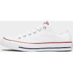Weiße Gestreifte Converse All Star OX Low Sneaker für Kinder 