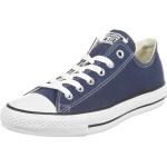 Blaue Converse All Star OX Low Sneaker in Schmalweite für Damen 
