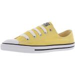 Gelbe Skater Converse Dainty Low Sneaker für Damen Größe 40 
