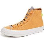 Gelbe Converse Chuck Taylor All Star '70 High Top Sneaker & Sneaker Boots mit Schnürsenkel aus Stoff für Herren Größe 43 