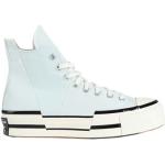 Reduzierte Himmelblaue Converse Chuck Taylor All Star '70 High Top Sneaker & Sneaker Boots mit Schnürsenkel aus Canvas Gefüttert für Damen Größe 39,5 für den für den Winter 