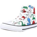 Weiße Converse Chuck Taylor All Star High Top Sneaker & Sneaker Boots aus Textil für Kinder Größe 28 