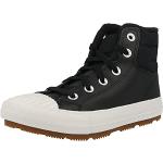 Schwarze Converse Chuck Taylor All Star High Top Sneaker & Sneaker Boots aus Leder für Kinder Größe 33,5 