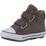 Reduzierte Converse Chuck Taylor All Star High Top Sneaker & Sneaker Boots mit Klettverschluss aus Leder wasserabweisend für Kinder 