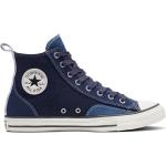 Blaue Converse Chuck Taylor All Star High Top Sneaker & Sneaker Boots aus Denim für Kinder 