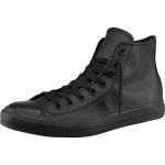Schwarze Converse Chuck Taylor All Star High Top Sneaker & Sneaker Boots aus Leder Leicht für Herren Größe 39,5 