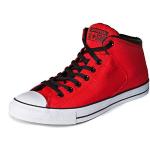 Rote Converse Chuck Taylor All Star High Top Sneaker & Sneaker Boots aus Leder für Herren Größe 43 
