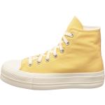 Reduzierte Gelbe Converse Chuck Taylor All Star High Top Sneaker & Sneaker Boots aus Textil Atmungsaktiv für Damen Größe 39,5 
