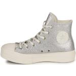 Silberne Converse Chuck Taylor All Star High Top Sneaker & Sneaker Boots für Damen Größe 38 